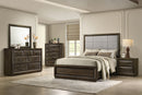 Atlas 5-piece Queen Bedroom Set Dark Oak