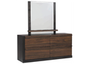 Azalia Queen Rectangular Bedroom Set Black And Walnut