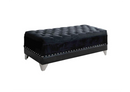 Barzini King Tufted Upholstered Bed Black