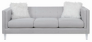 Glacier Tufted Upholstered 3 Pieces Light Grey