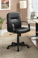 Adjustable Height Office Chair Black And Grey