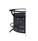 Bar Unit Smoked And Black 3-Bottle Wine Rack