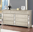 Heidi Eastern King Upholstered Poster Bed Metallic Platinum