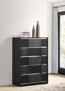 Blacktoft 4-Piece Queen Panel Bedroom Set Black