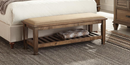 Franco 4-Piece Queen Storage Bedroom Set Burnished Oak