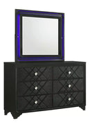 Penelope 5-Piece Queen Bedroom Set Midnight Star And Black