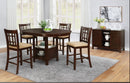 Lavon Oval Counter Height Table Warm Brown